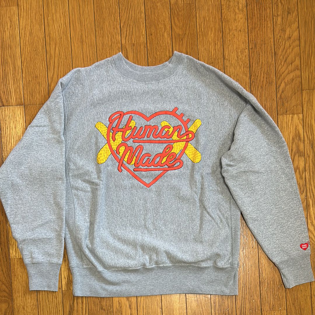 HUMAN MADE x KAWS Made Sweatshirt "Gray"