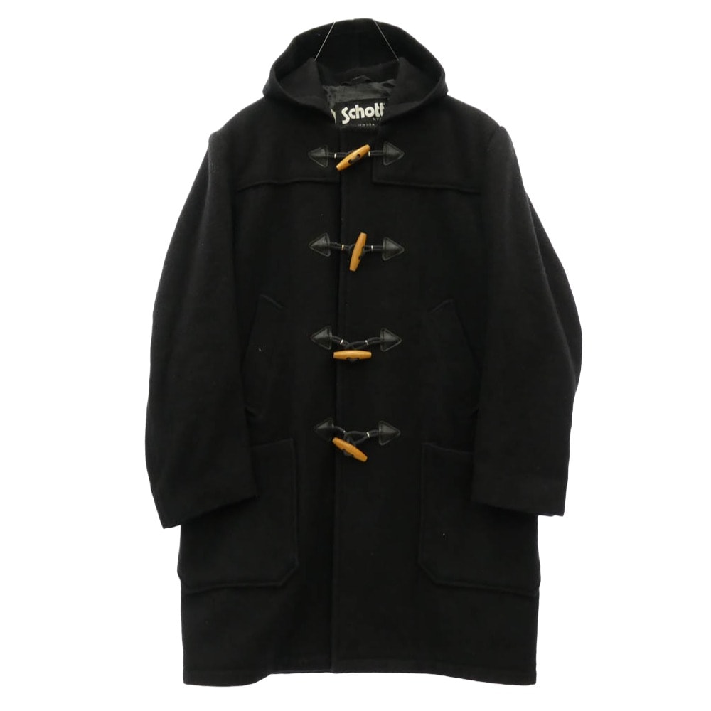 schott ショット コート USA製 ダッフルコート ブラック系 34【中古】