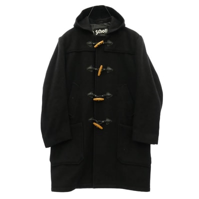 schott ショット コート USA製 ダッフルコート ブラック系 34【中古】