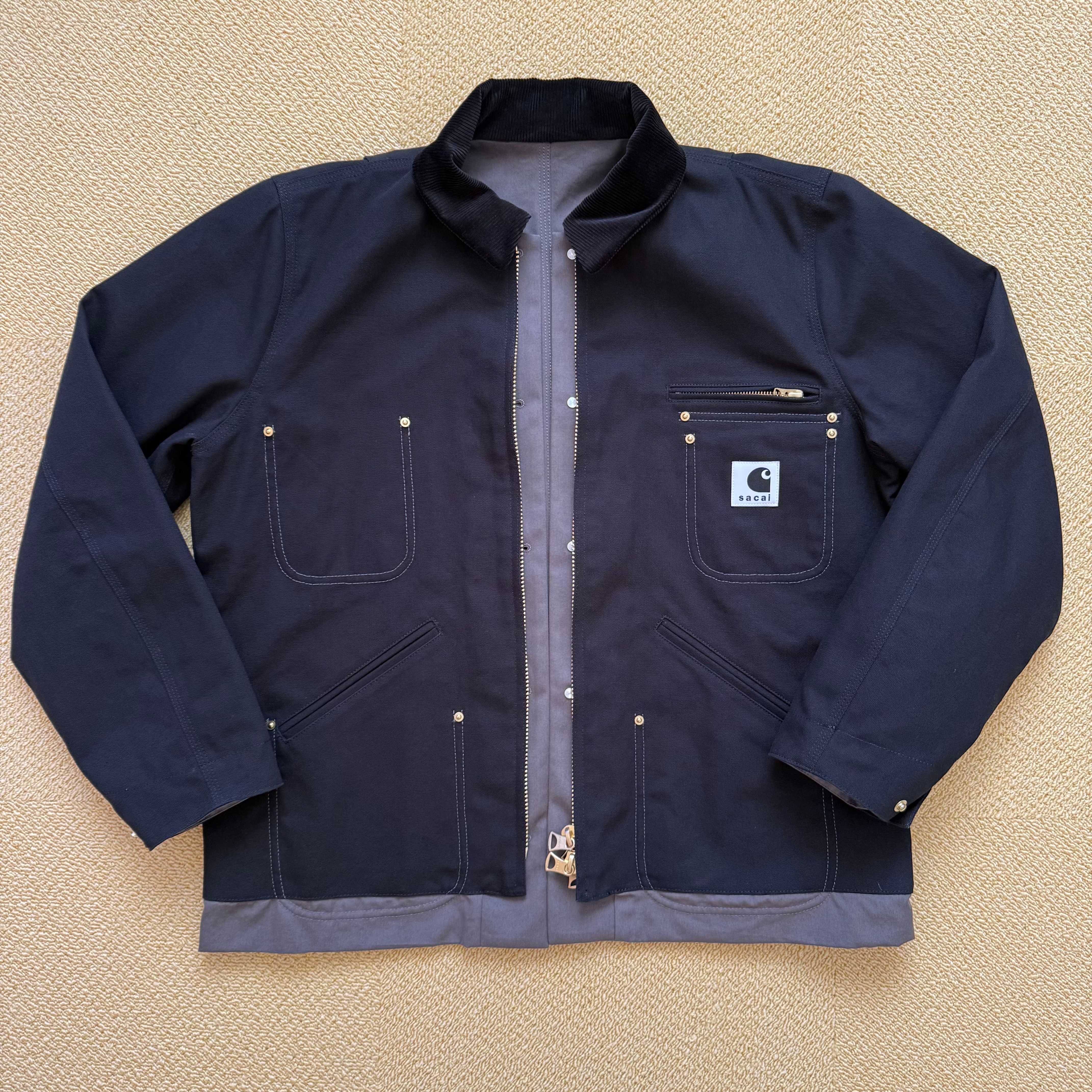 Carhartt WIP × sacai Reversible Duck Jacket "Black"