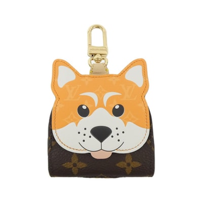 【未使用品】ルイヴィトン モノグラム(LV Vers) ドッグ バッグホルダー シバ GI1437 キーリング