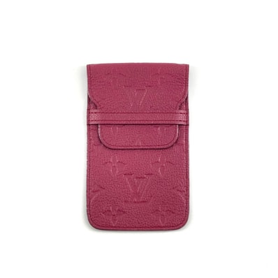 LOUIS VUITTON(ルイ・ヴィトン) モノグラム アンプラント マルチケース M60375 携帯ケース ワインレッド