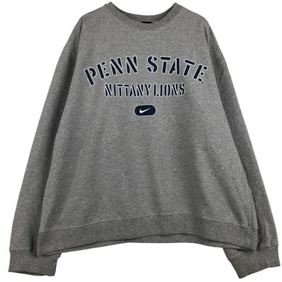 古着 90~00年代 ナイキ NIKE TEAM カレッジスウェットシャツ トレーナー USA製 メンズXL相当/eaa609334