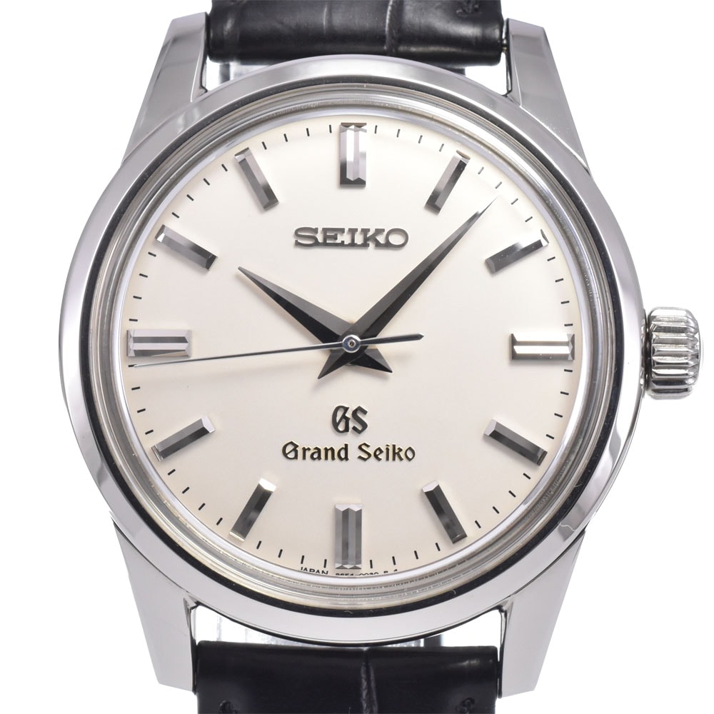 セイコー SEIKO 9S54-0030/SBGW001 GS グランドセイコー シルバー 手巻き メンズ 美品 箱付き 腕時計 M#148408