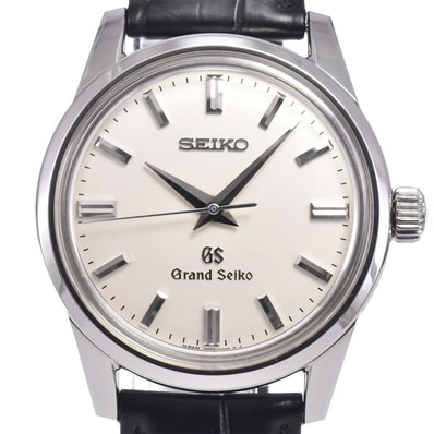 セイコー SEIKO 9S54-0030/SBGW001 GS グランドセイコー シルバー 手巻き メンズ 美品 箱付き 腕時計 M#148408