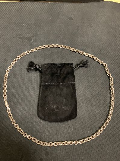 Chrome Hearts Paper Chain Necklace 50cm (20inch) "Silver"