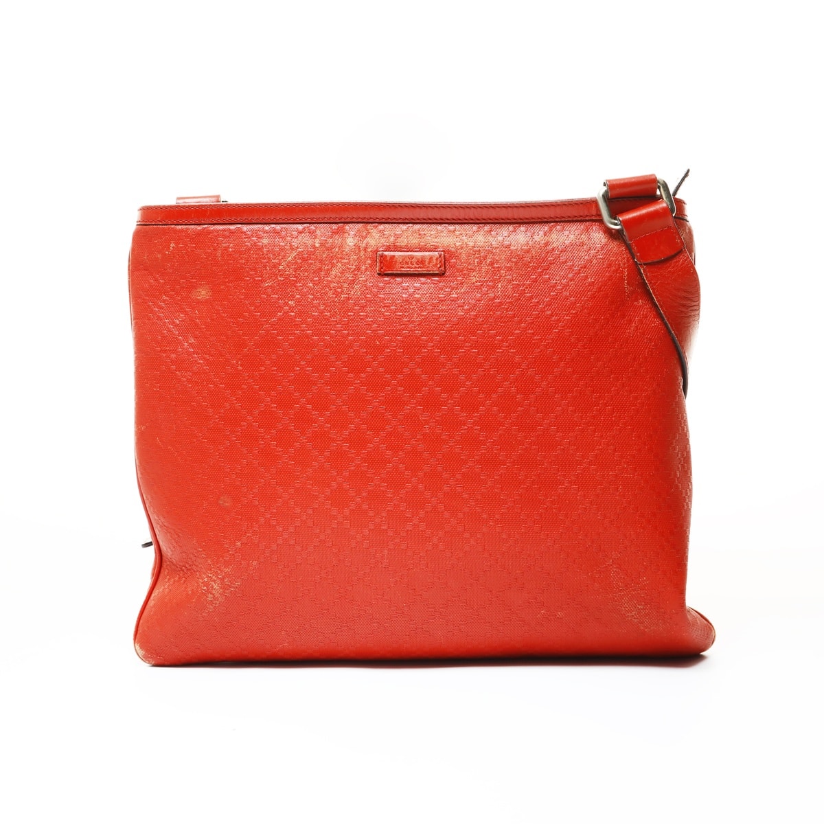 E (全体的に状態が悪い)】グッチ GUCCI ディアマンテ PVC ショルダー
