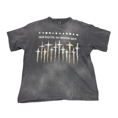 SAINT Mxxxxxx x FORSOMEONE FS_SS T-Shirt/God "Black"