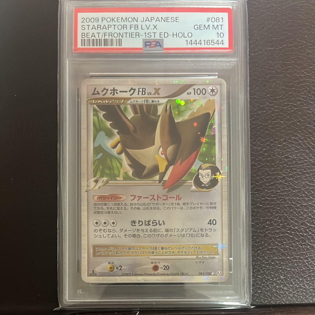 PSA10】ムクホークFBLV.X ☆ :1ED [Pt3 081/100](拡張パック