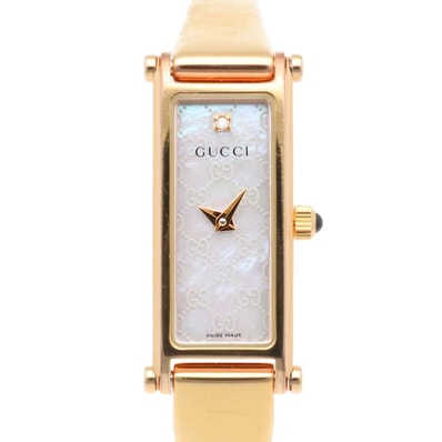 グッチ 腕時計 時計 GP 1500L クオーツ レディース 1年保証 GUCCI 中古