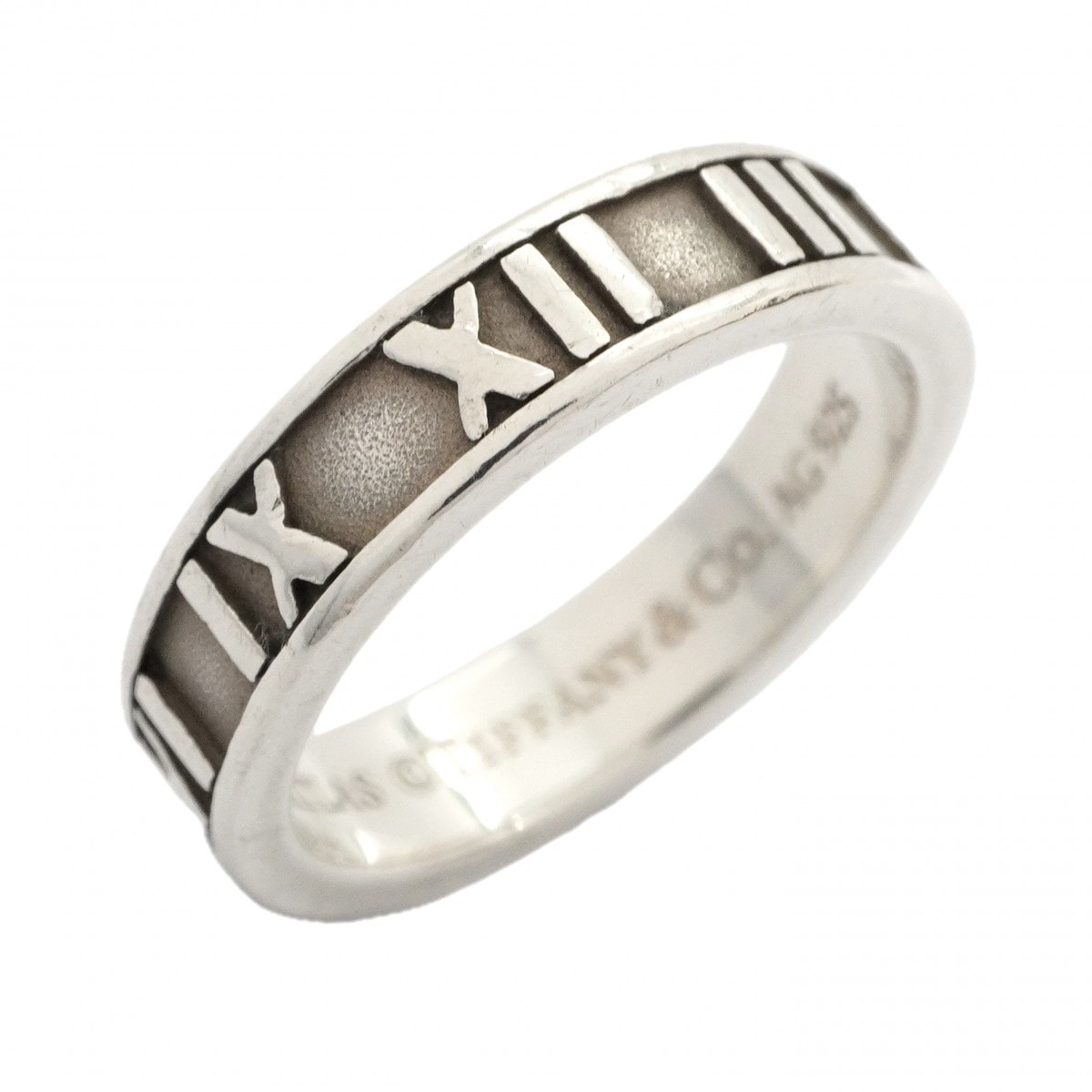 【6jbb0380-k】ティファニー リング アトラス シルバー925 6号【中古】レディース