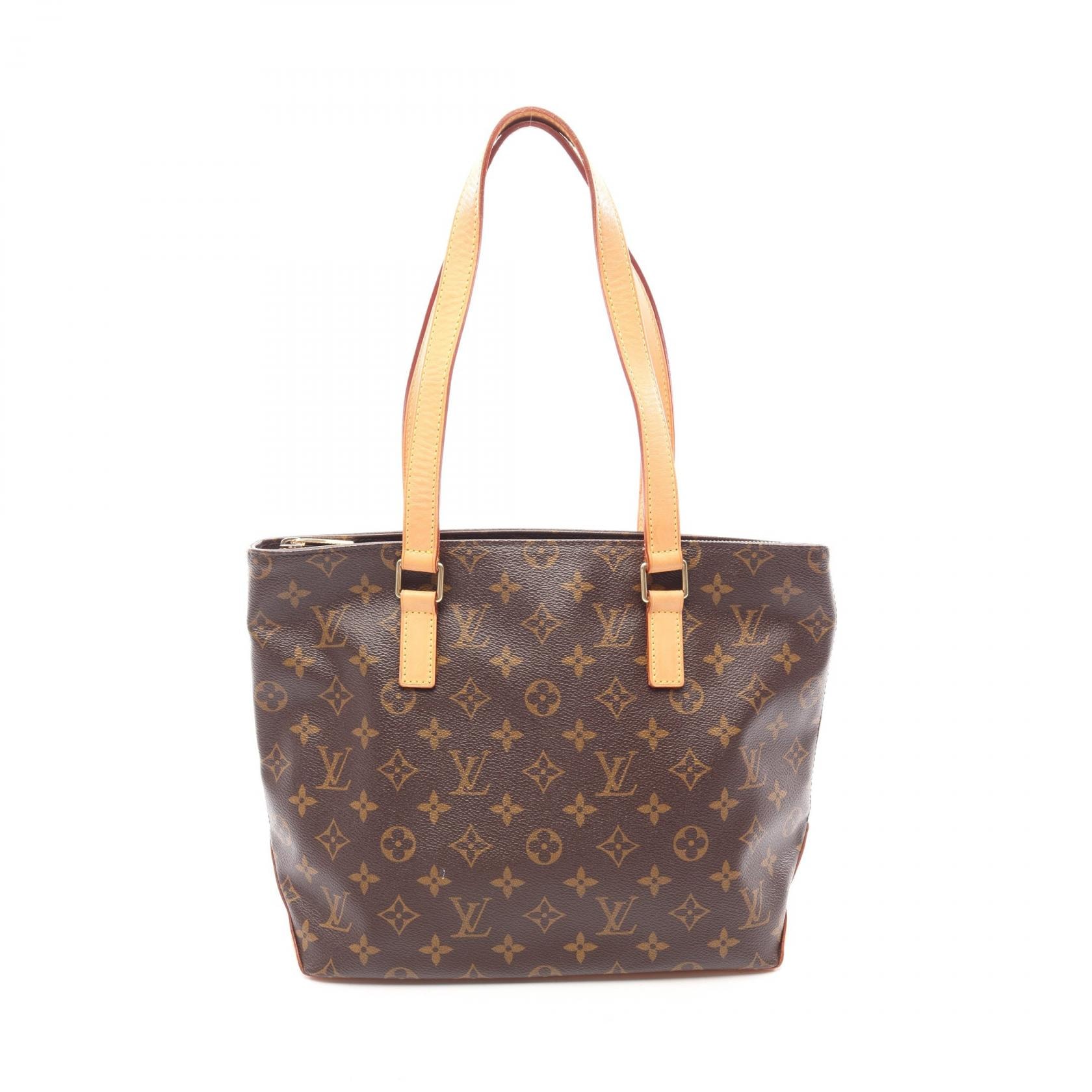 ルイ・ヴィトン LOUIS VUITTON カバピアノ モノグラム ショルダーバッグ バッグ PVCコーティングキャンバス レザー レディース ブラウン系 M51148 【中古】