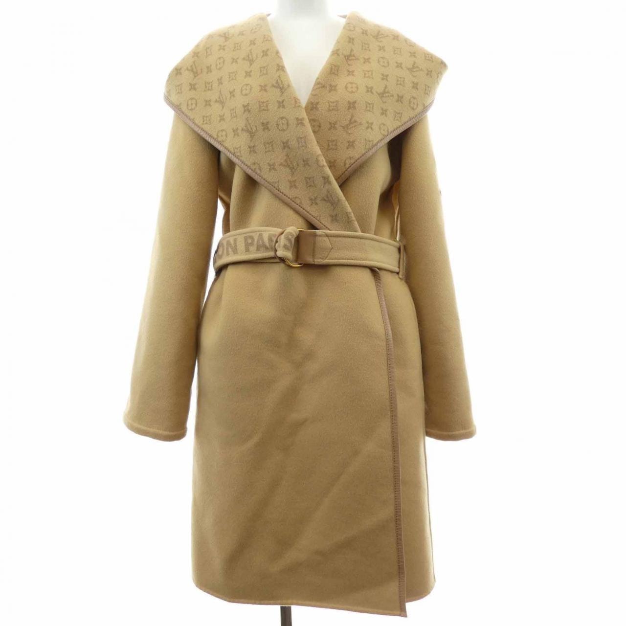 ルイヴィトン LOUIS VUITTON シグネチャーダブルフェイスフーデッドラップコート FNCO20QWE コート