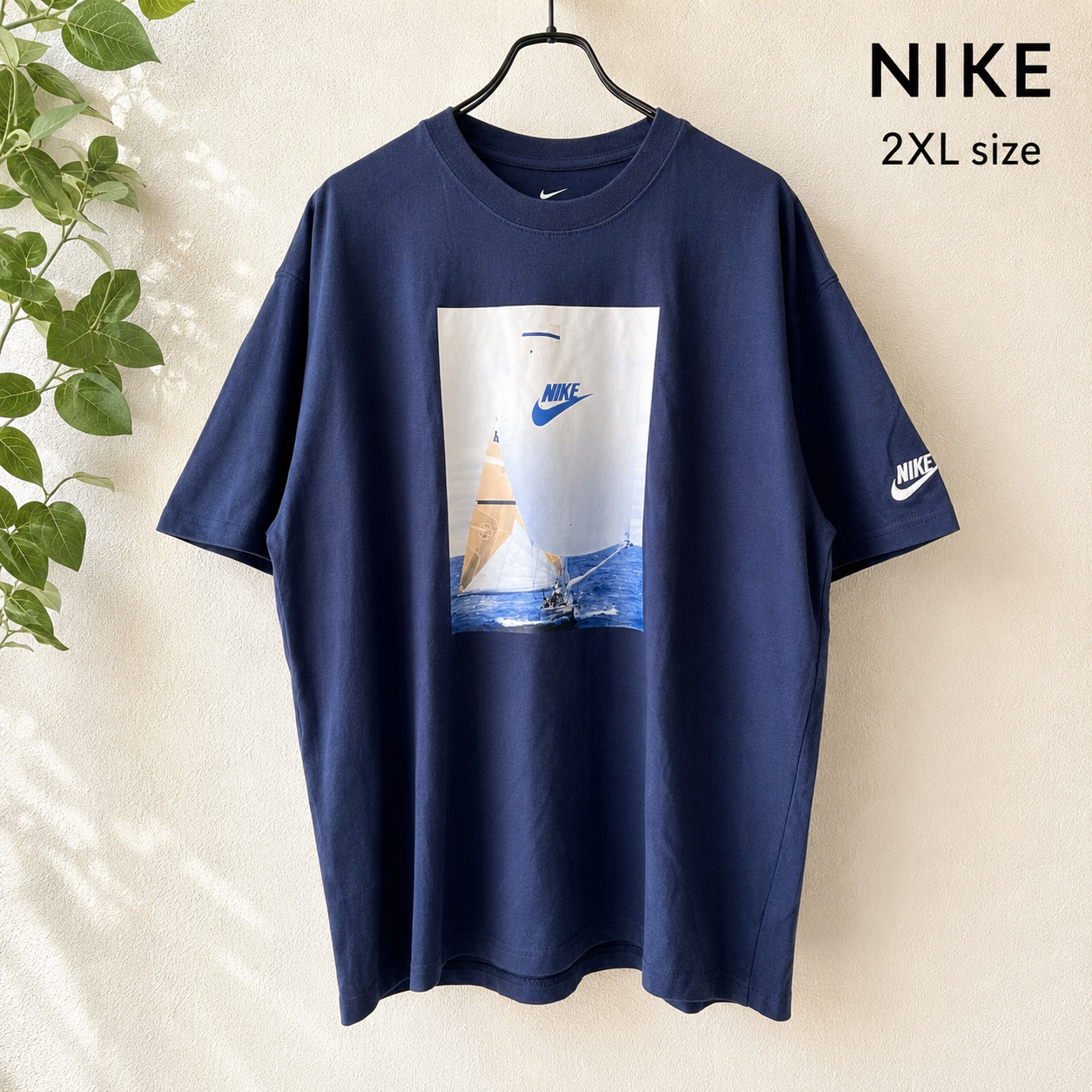 NIKE セーリングフォトTシャツ 1987 REISSUE 2XL 紺