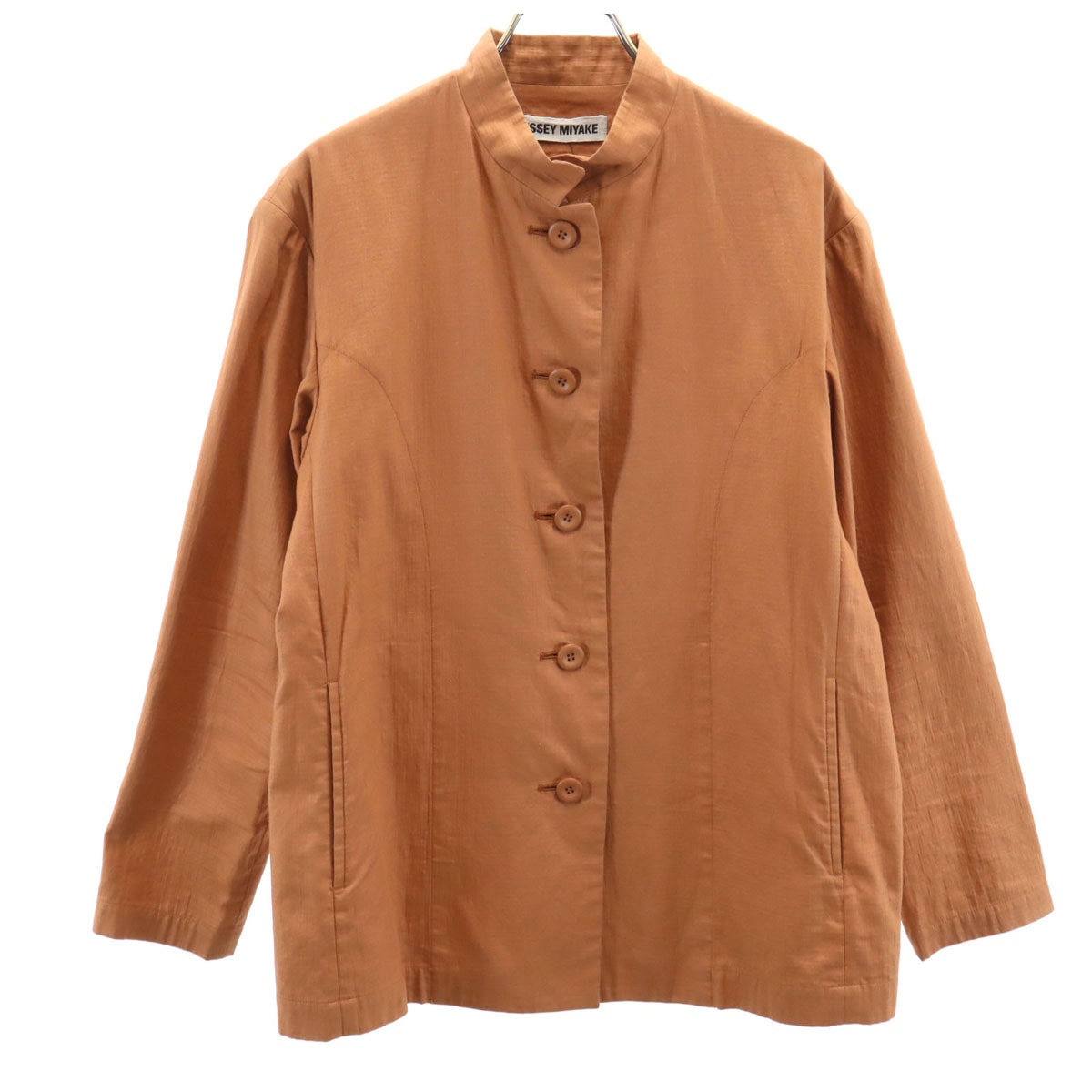 ISSEY MIYAKE イッセイミヤケ 90s 日本製 オールド 長袖 ジャケット M ブラウン