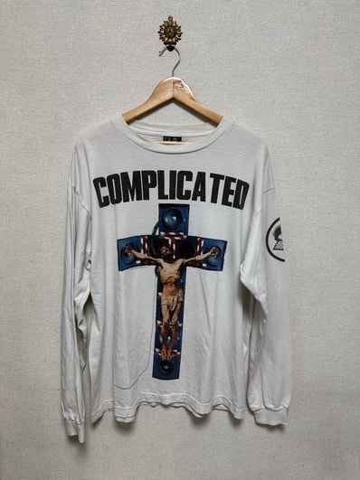SAINT Mxxxxxx x Kosuke Kawamura KK_LS Tee/Complicated "White"