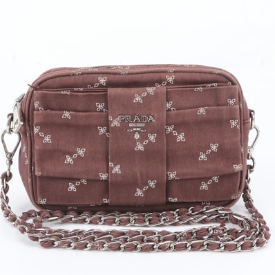 ■美品 プラダ チェーンショルダーバッグ