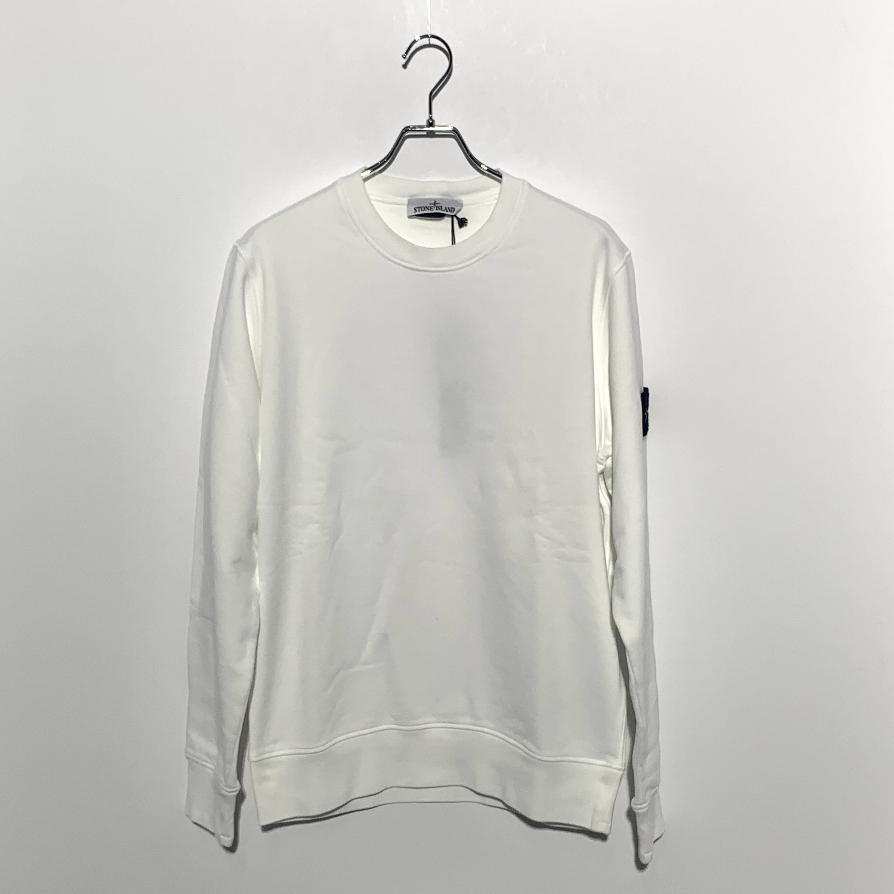 STONE ISLAND cotton crew neck White