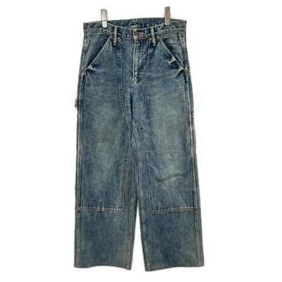シュガーヒル 2411300405 ブルー FadedPainterDoubleKneeTrousers デニムパンツ