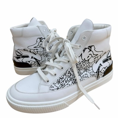 極美品 エルメス ハイカットスニーカー DISTRICT 41 221906