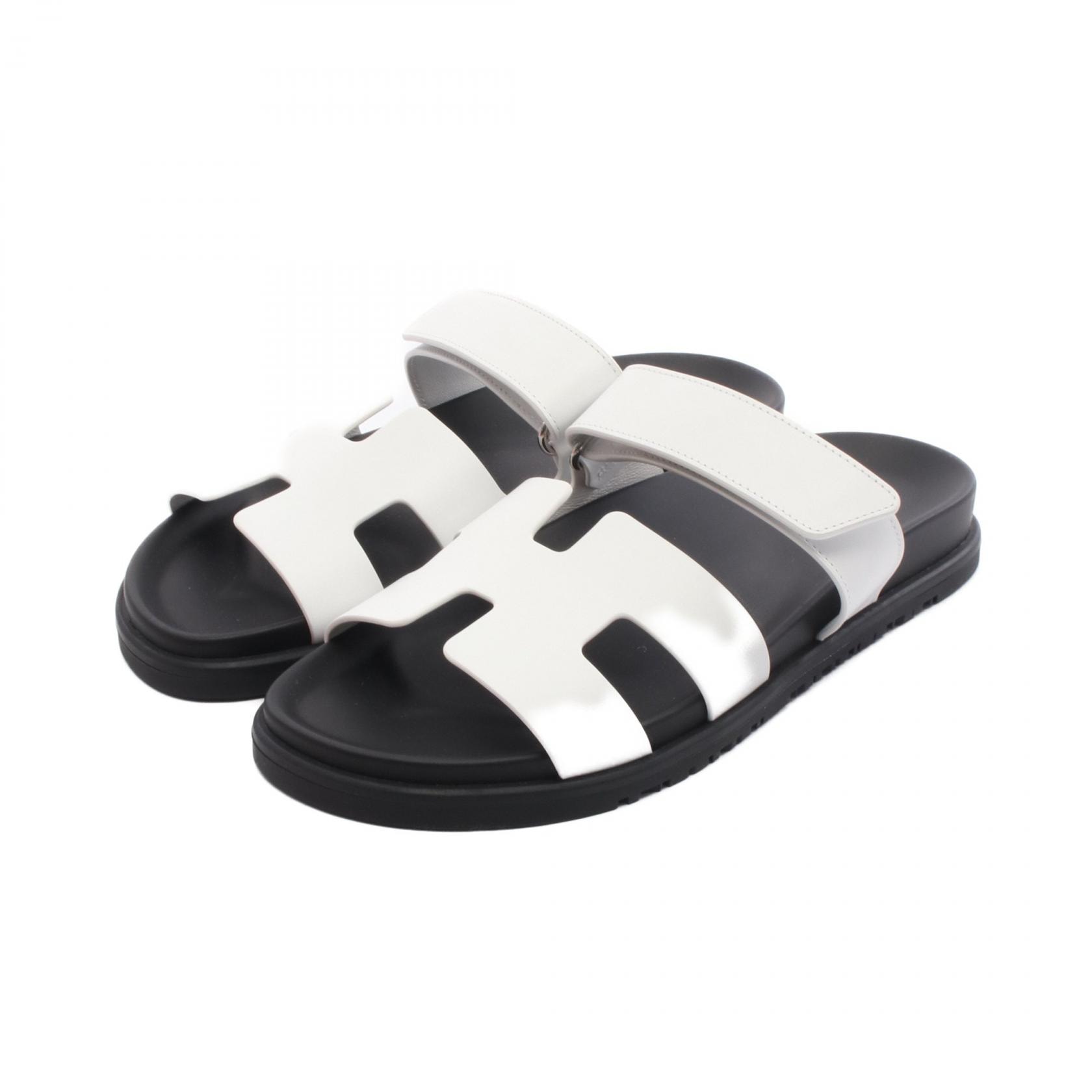 エルメス HERMES シプレ サンダル 靴 ヴォーエプソン ヴォーエプソン ホワイト レディース ホワイト系 【中古】