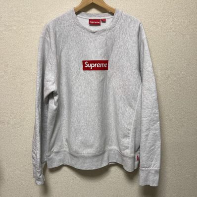 Supreme Box Logo Crewneck Sweatshirt "Ash Grey" (18FW)