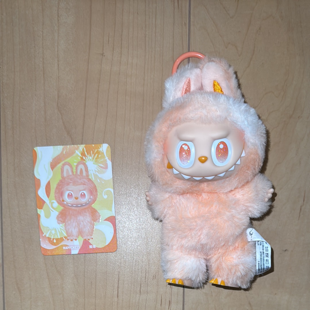 POP MART THE MONSTERS (LABUBU) Big into Energy Series Plush Pendant HAPPINESS