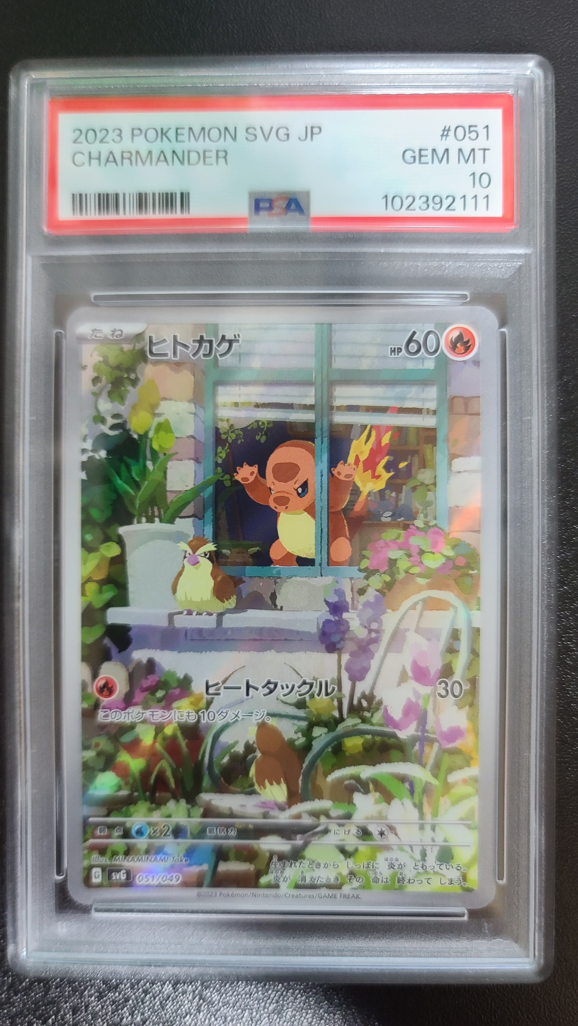 ヒトカゲ :フルイラスト [SVG 051/049](スペシャルデッキセットex「フシギバナ・リザードン・カメックス」)