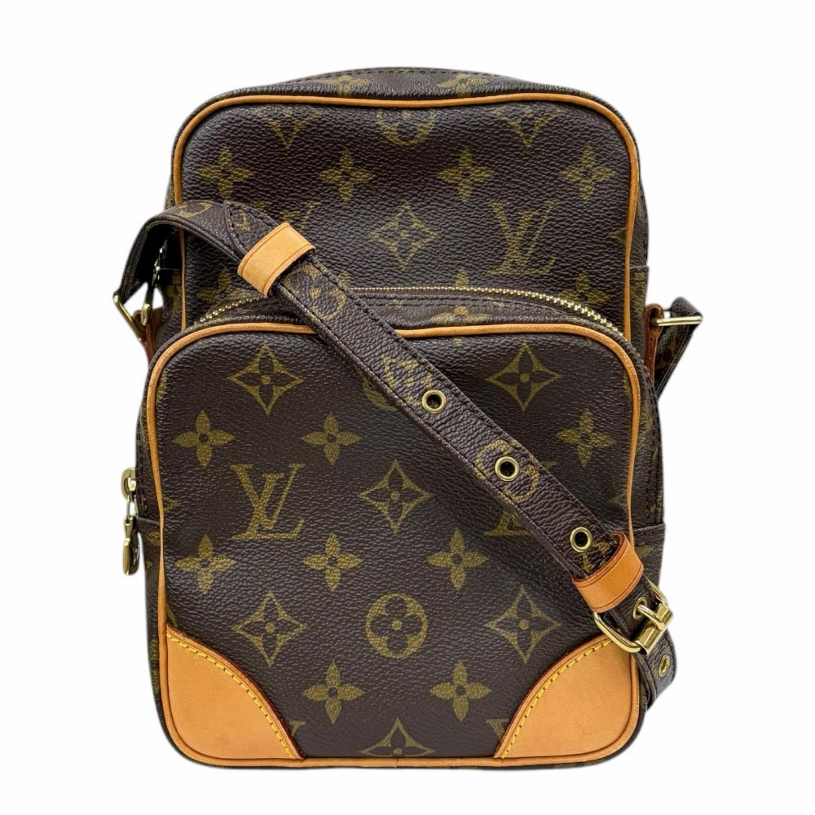 ルイヴィトン アマゾン モノグラム ショルダーバッグ モノグラムキャンバス M45236 ブラウン レディース LOUIS VUITTON 中古