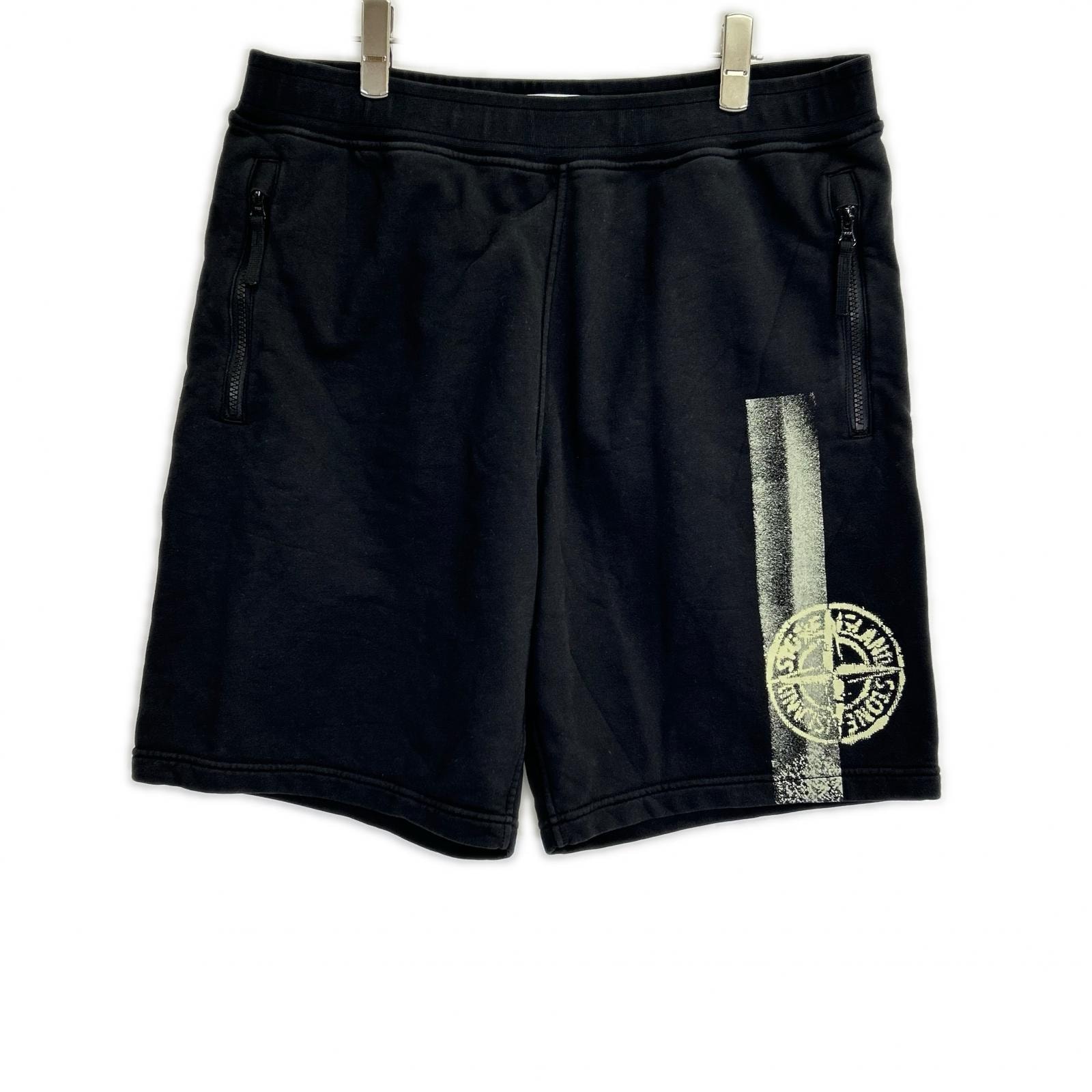 ストーンアイランド 801566865 ロゴストライプ ショートパンツ L