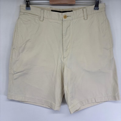 古着 ノーティカ NAUTICA パンツ ハーフパンツ ワンポイントロゴ ショートパンツ 短パン ジッパーフライ w32 ベージュ系 メンズ