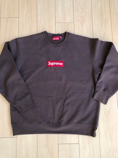 Supreme Box Logo Crewneck "Brown" (22FW)