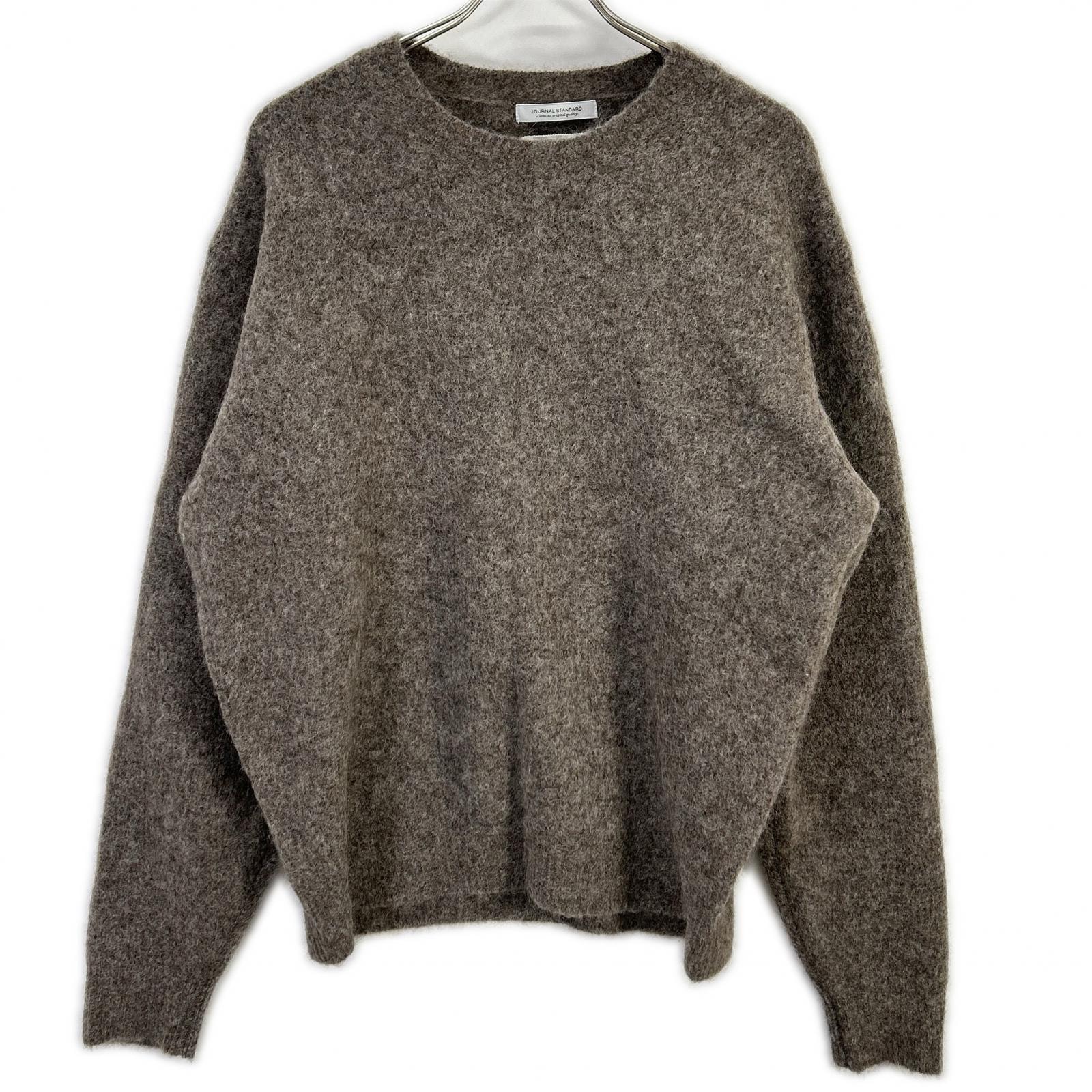 ジャーナルスタンダード 25AW 250806005590 グレージュ ヤクウール×アルパカブレンド ニットプルオーバー M