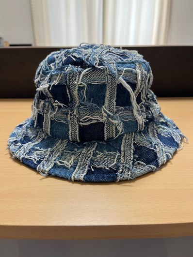 Supreme Frayed Patchwork Denim Crusher "Washed Blue"