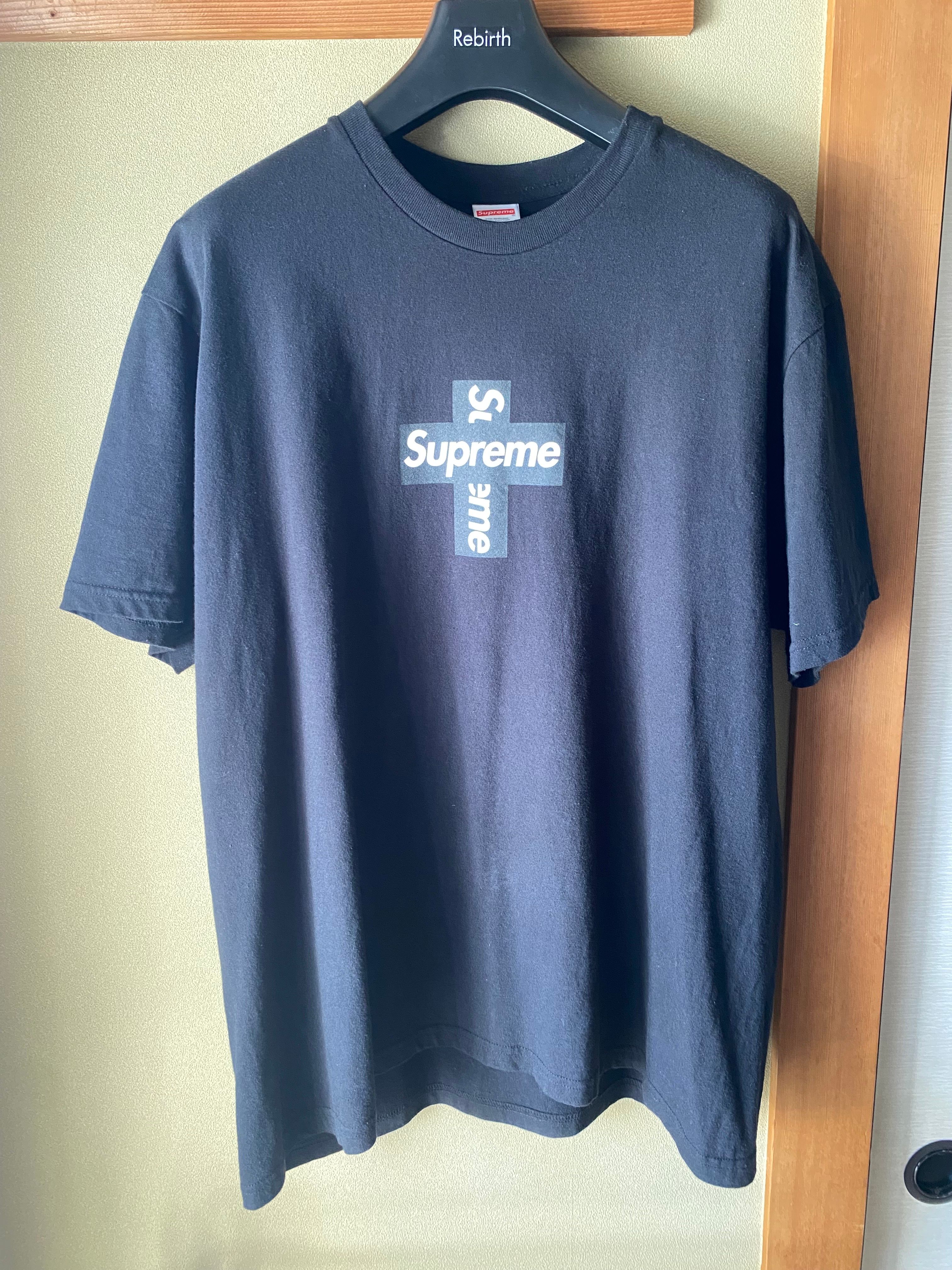 Supreme Cross Box Logo Tee "Black"