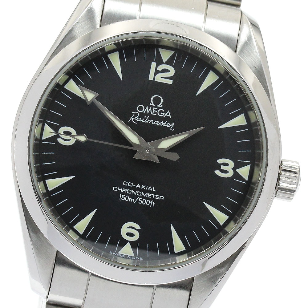 オメガ シーマスター アクアテラ レイルマスター メンズ 【中古】