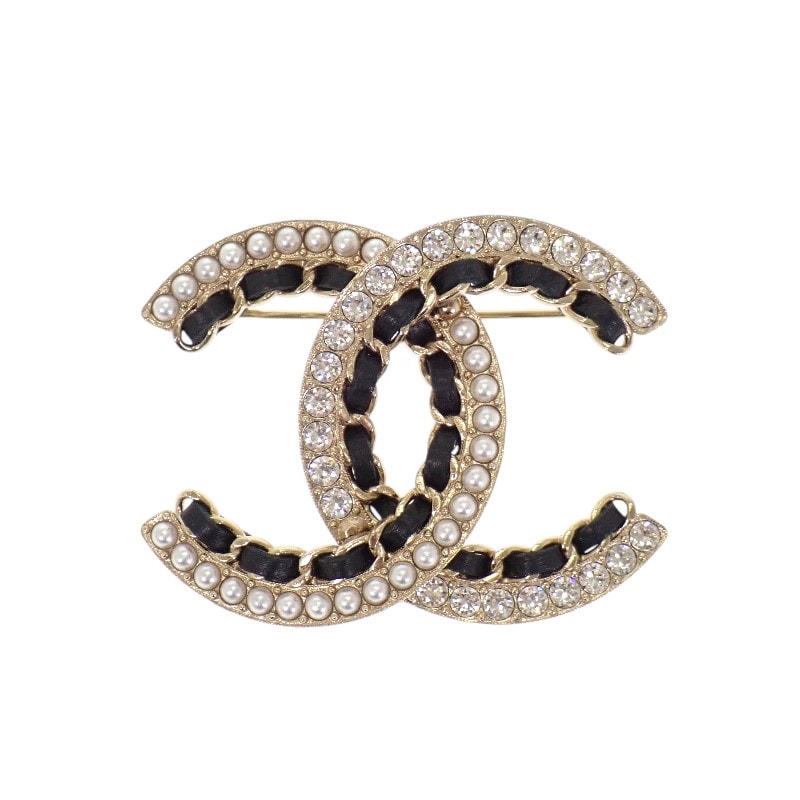 シャネル CHANEL ココマークブローチ AB5199【中古】【Aランク】