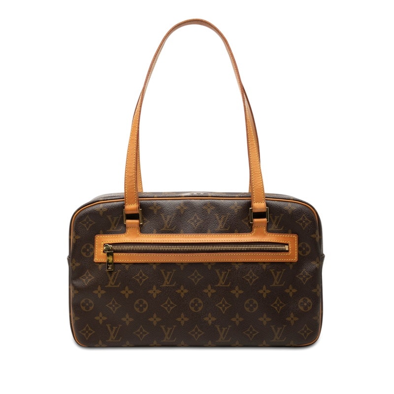 ルイ ヴィトン モノグラム シテGM ショルダーバッグ M51181 ブラウン PVC レザー レディース LOUIS VUITTON 中古