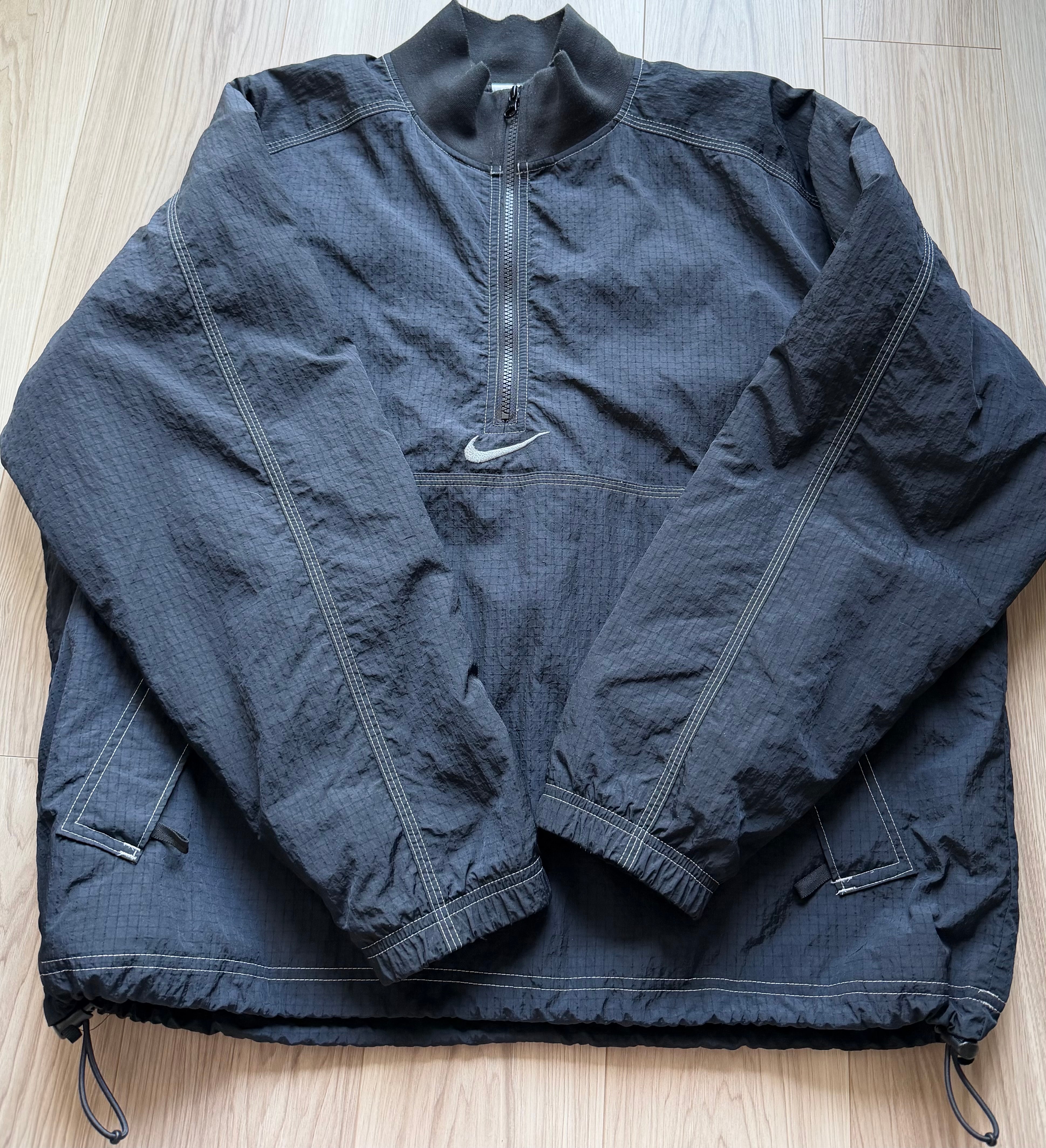 Supreme x Nike Ripstop Pullover "Black"