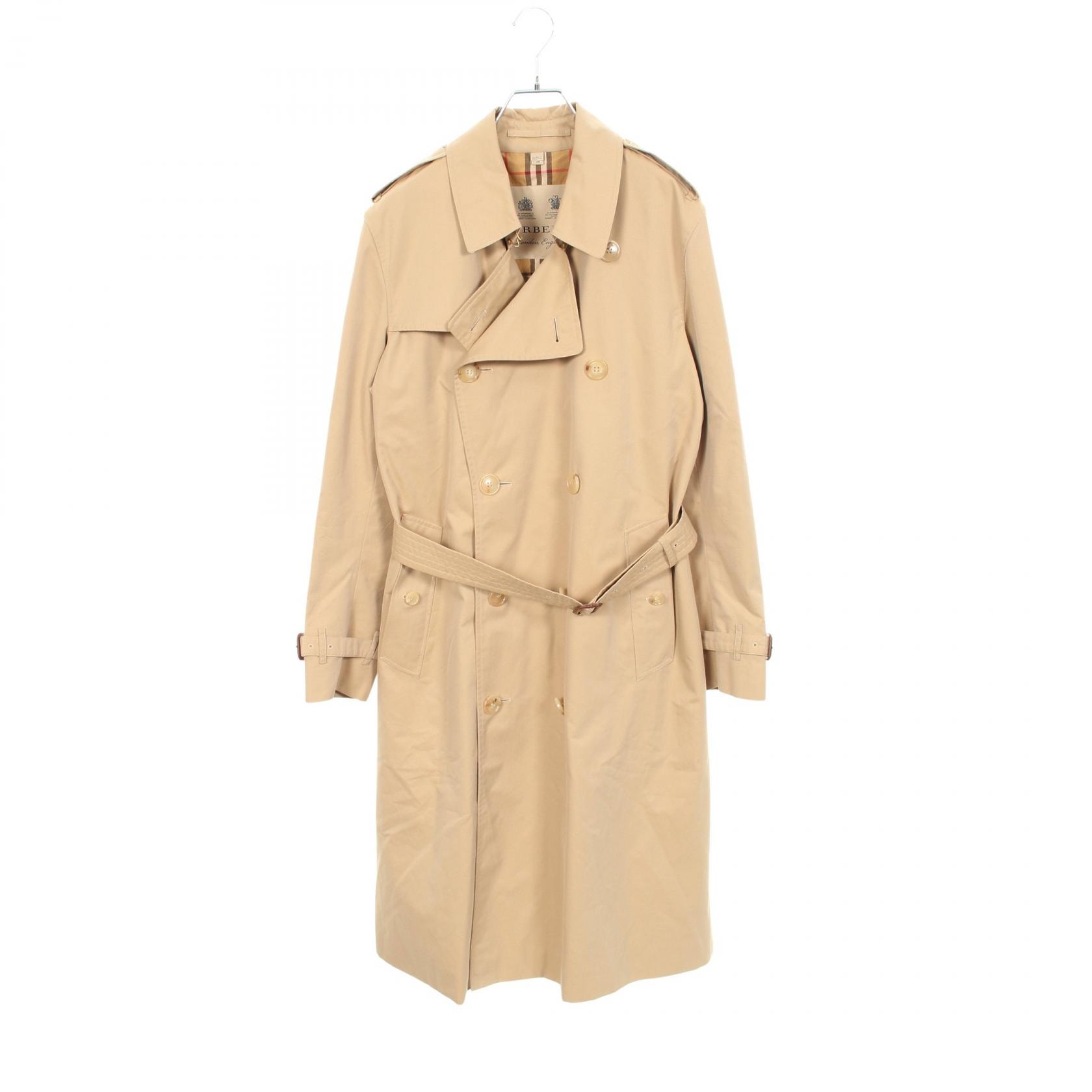 バーバリー BURBERRY KENSINGTON ケンジントン トレンチコート 衣料品 アウター コットン レディース ベージュ系 【中古】