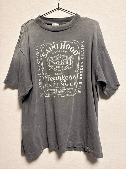 SAINT Mxxxxxx x NEIGHBORHOOD SS Tee STHD.FEARLESS "Black" 25119SMN-CSM03S / SM-HR8-0000-C70