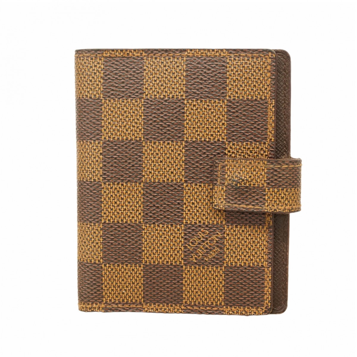 ★SALE【6cd4711】ルイヴィトン 手帳カバー ダミエ アジェンダ ミニ  R20705 エベヌ【中古】メンズ レディース ユニセックス