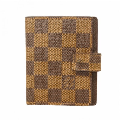 ★SALE【6cd4711】ルイヴィトン 手帳カバー ダミエ アジェンダ ミニ R20705 エベヌ【中古】メンズ レディース ユニセックス