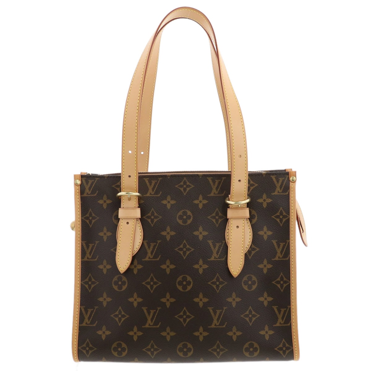 LOUIS VUITTON ルイ・ヴィトン ポパンクール オ トートバッグ ハンドバッグ ショルダーバッグ M40007 モノグラム ブラウン  レディース【中古】
