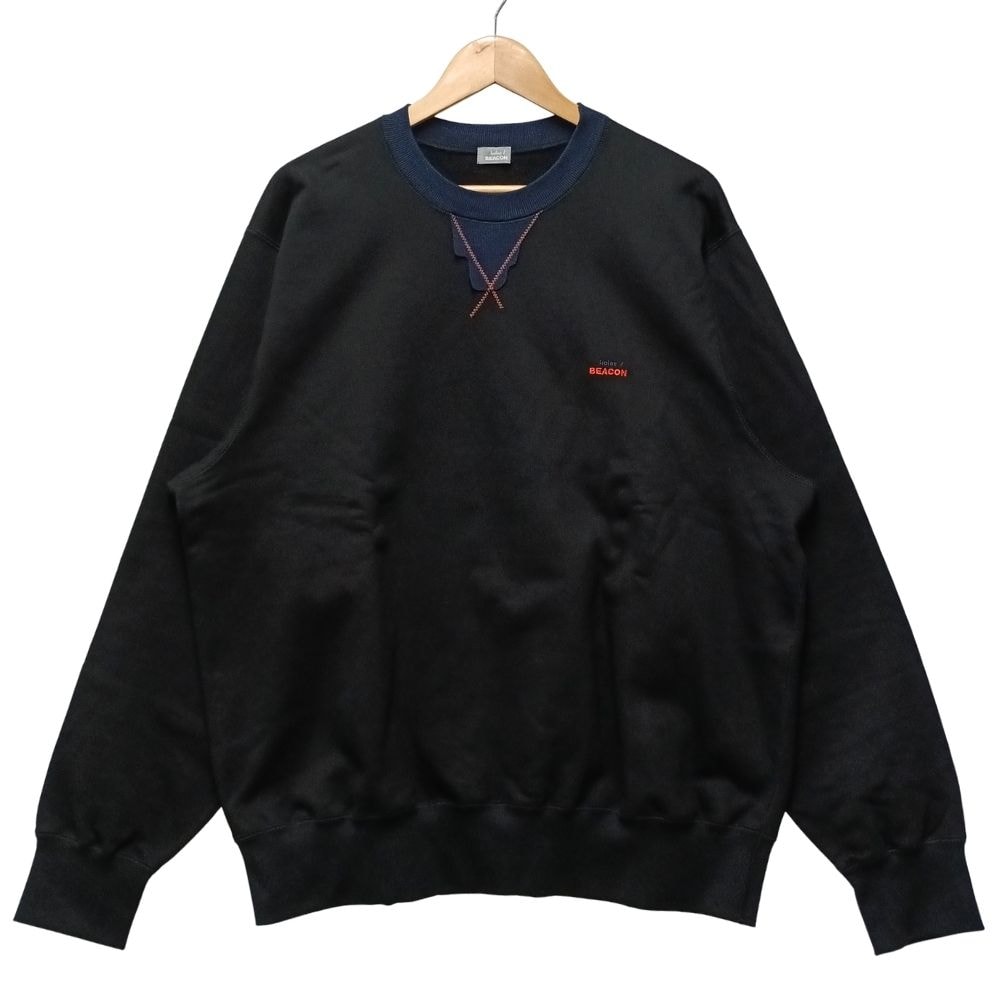 KOLOR カラー 26AW 26WBM-T01231 BEACON ステッチVガゼット スウェット 56798