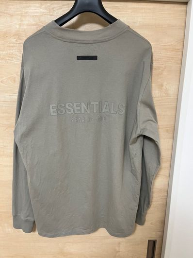 FEAR OF GOD ESSENTIALS Long Sleeve Tee "Moss"