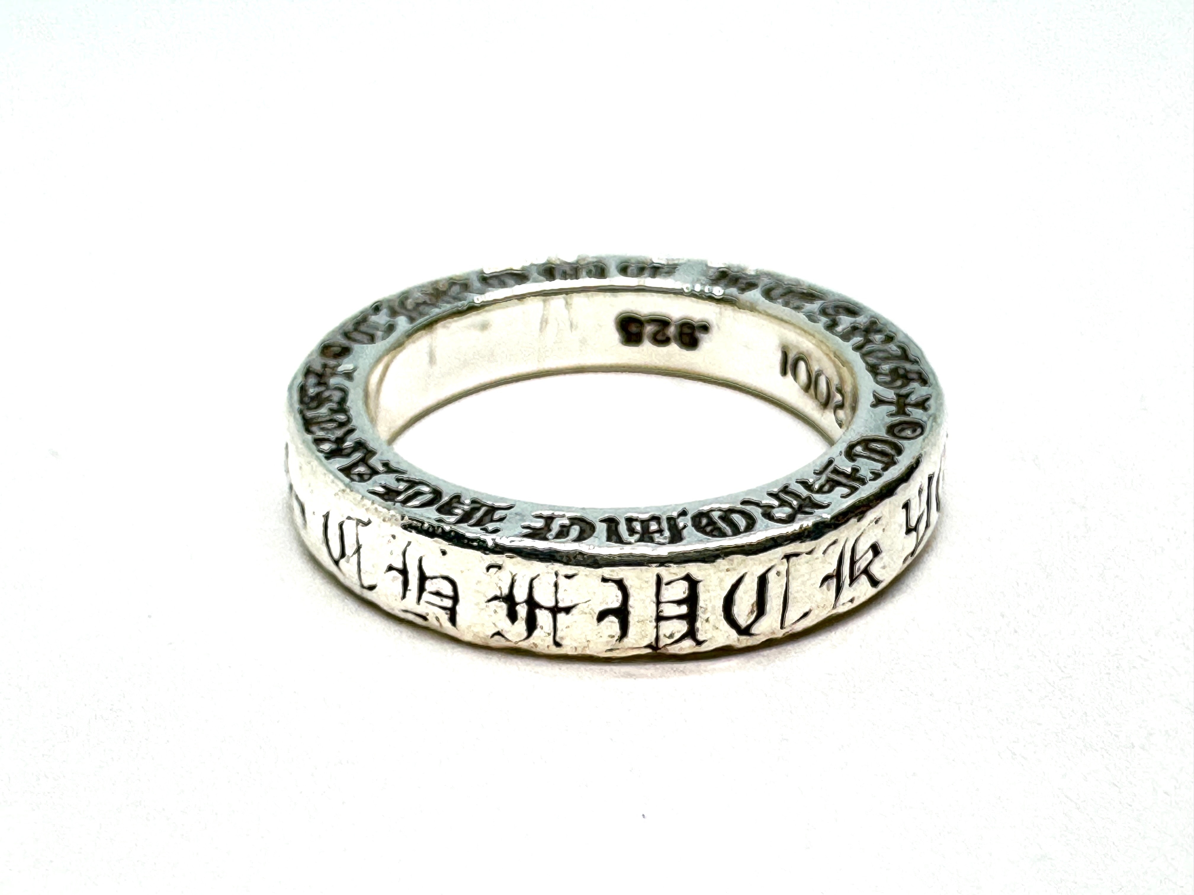 Chrome Hearts Spacer Ring FUCKYOU 3mm "Silver"