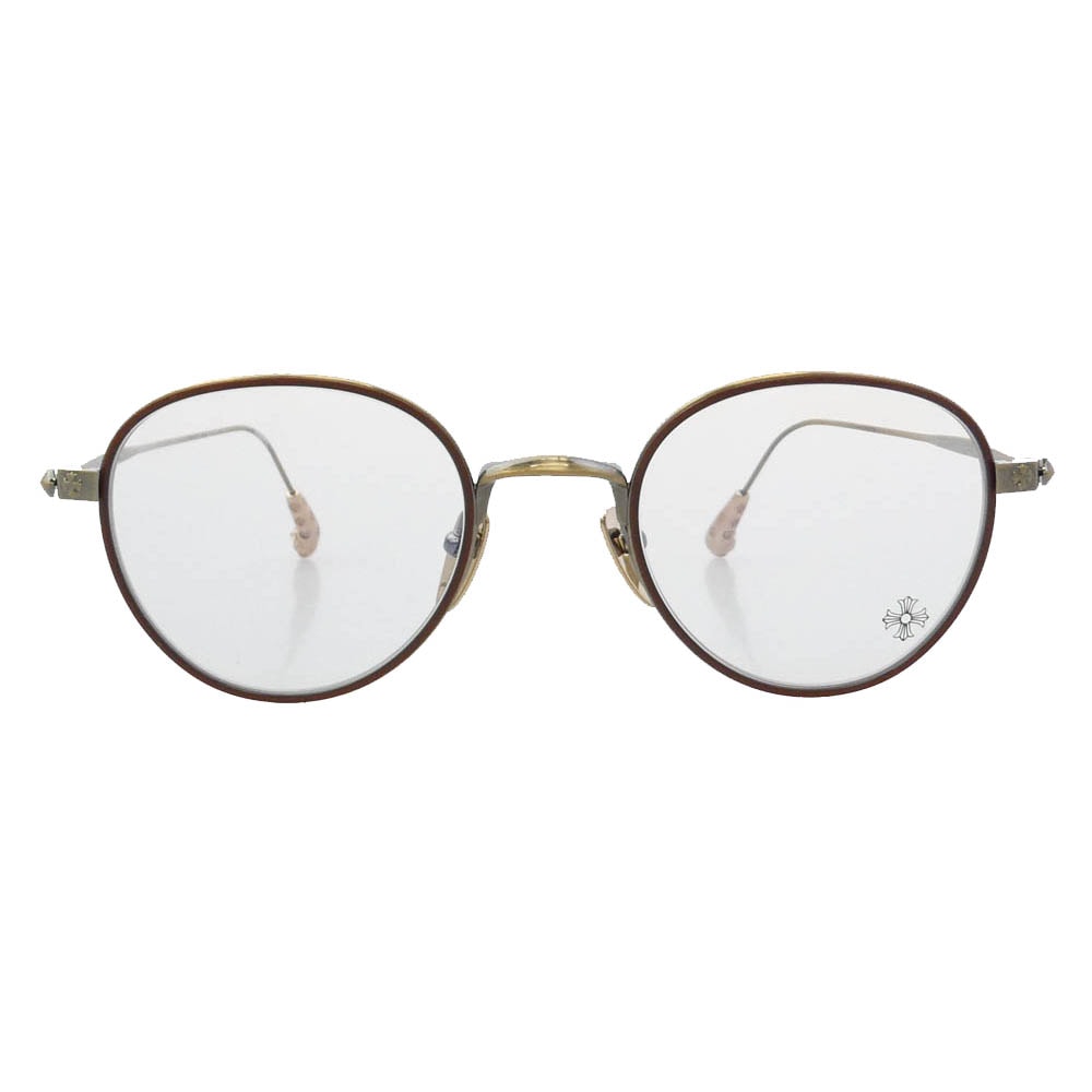 Chrome Hearts BONE PRONE IV 49 CH Plus Boston "Classic Brown/Antique Gold"