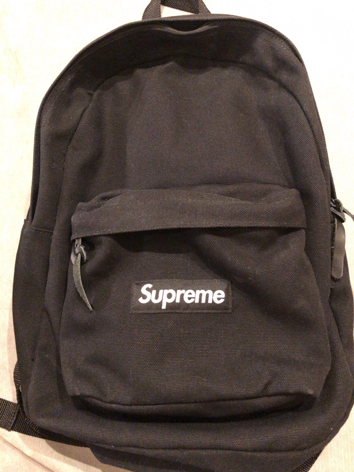 Supreme Canvas Backpack "Black"