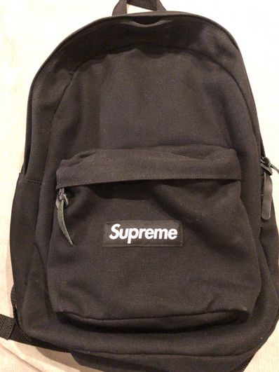 Supreme Canvas Backpack "Black"
